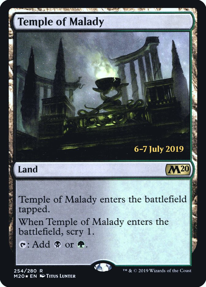 Temple of Malady [Core Set 2020 Prerelease Promos] | Total Play