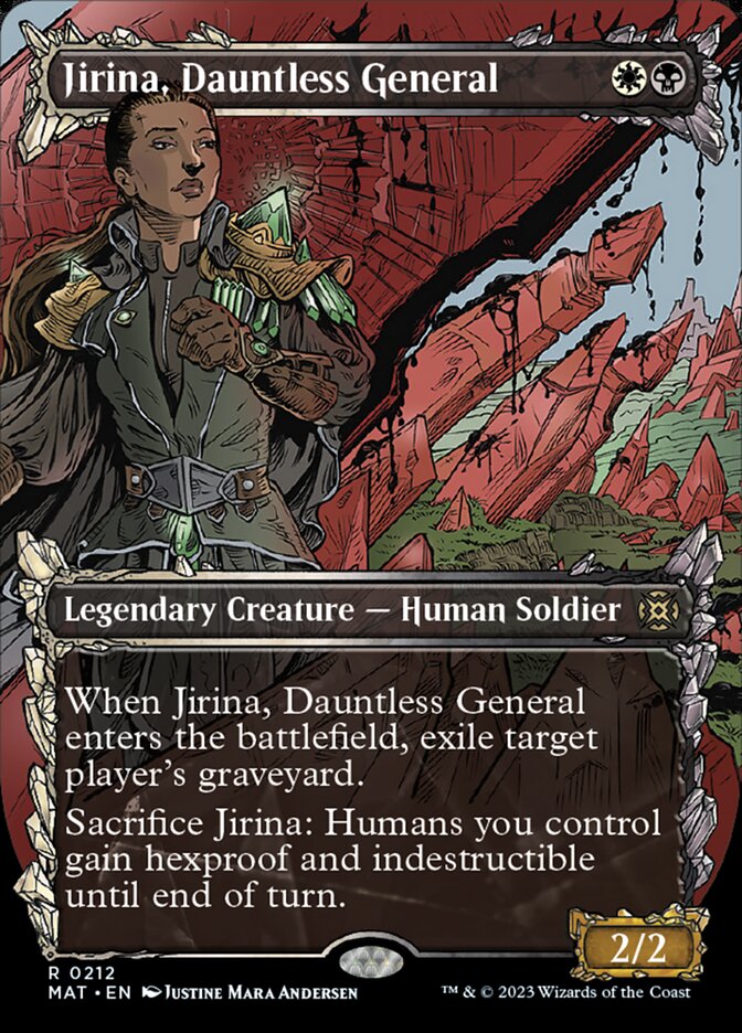 Jirina, Dauntless General (Showcase Halo Foil) [March of the Machine: The Aftermath] | Total Play