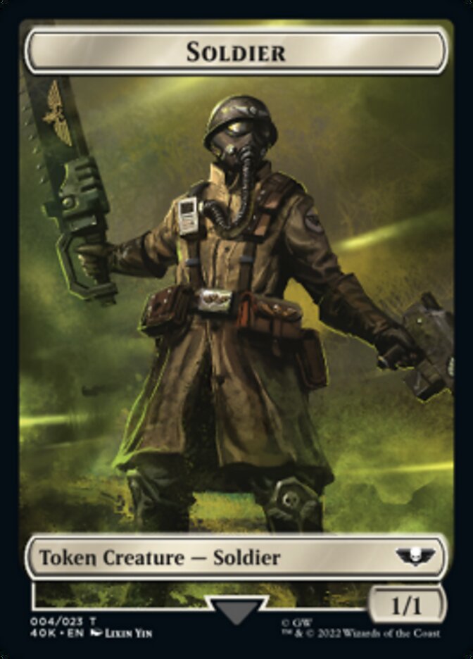 Soldier (004) // Arco-Flagellant Double-Sided Token [Warhammer 40,000 Tokens] | Total Play