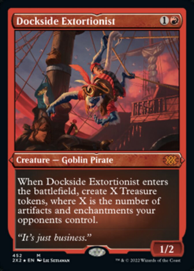 Dockside Extortionist (Foil Etched) [Double Masters 2022] | Total Play