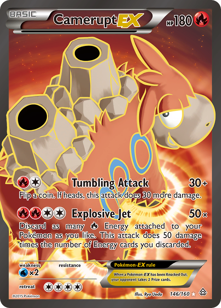 Camerupt EX (146/160) [XY: Primal Clash] | Total Play