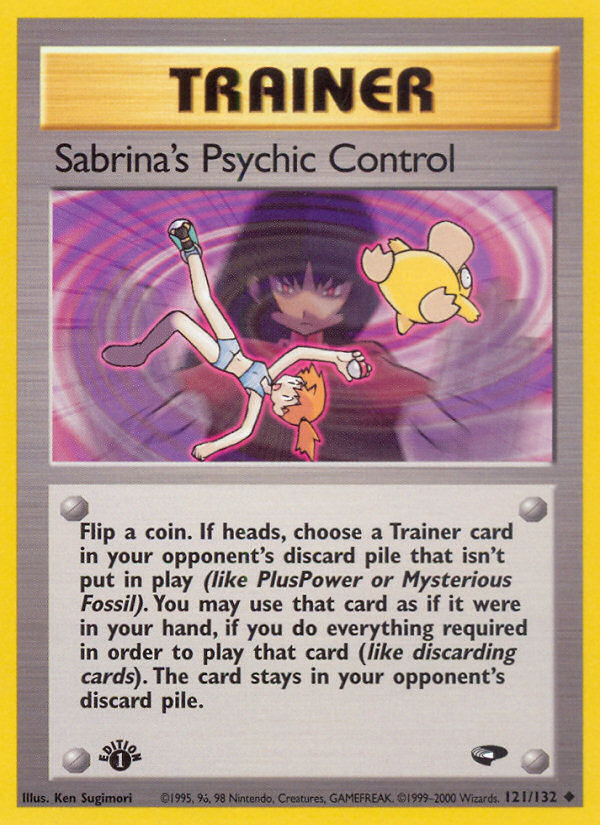 Sabrina's Psychic Control (121/132) [Gym Challenge 1st Edition] | Total Play