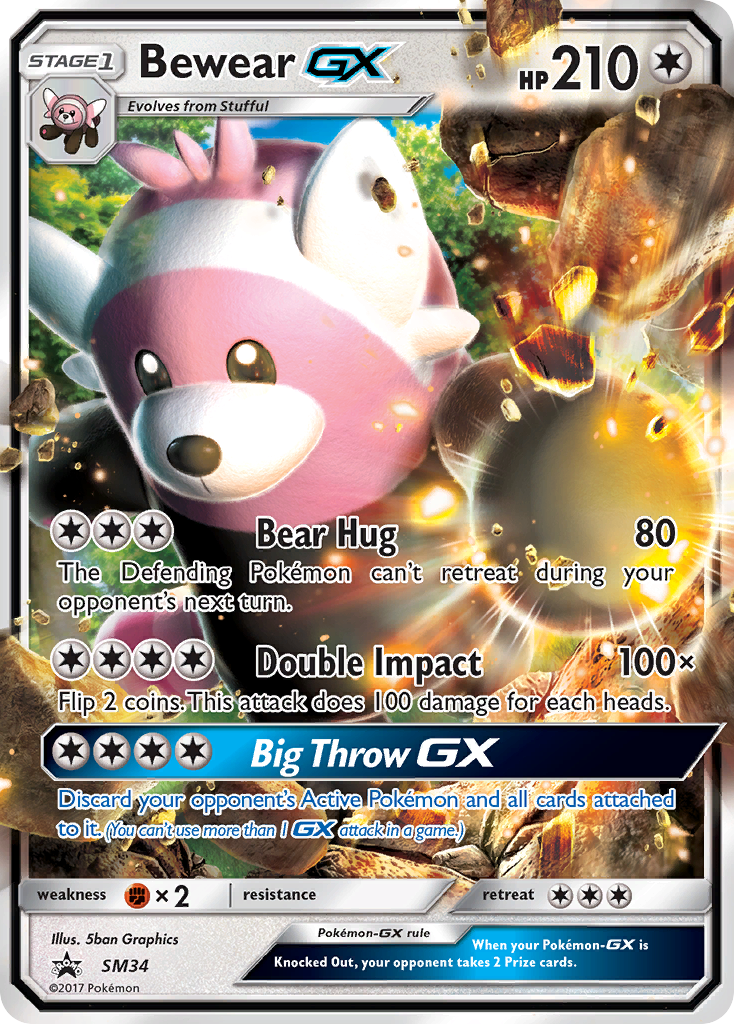 Bewear GX (SM34) [Sun & Moon: Black Star Promos] | Total Play