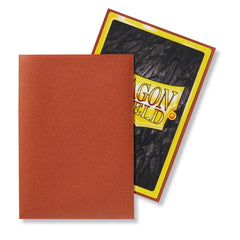 Dragon Shield: Japanese Size 60ct Sleeves - Copper (Matte) | Total Play