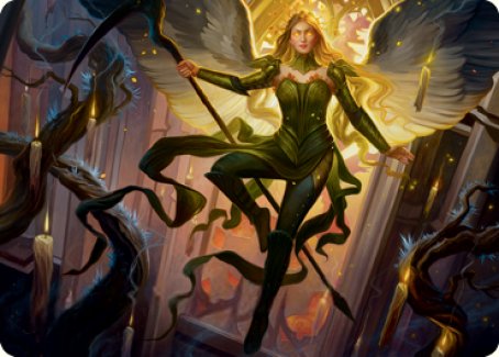 Sigarda, Champion of Light Art Card [Innistrad: Midnight Hunt Art Series] | Total Play