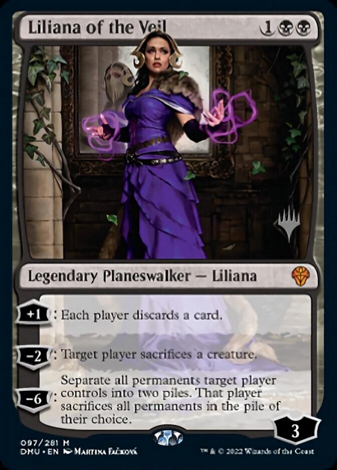 Liliana of the Veil (Promo Pack) [Dominaria United Promos] | Total Play