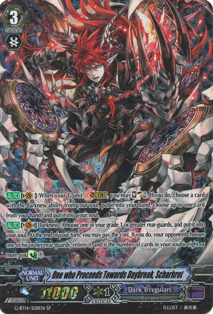 One who Proceeds Towards Daybreak, Scharhrot (G-BT14/S08EN) [Divine Dragon Apocrypha] | Total Play