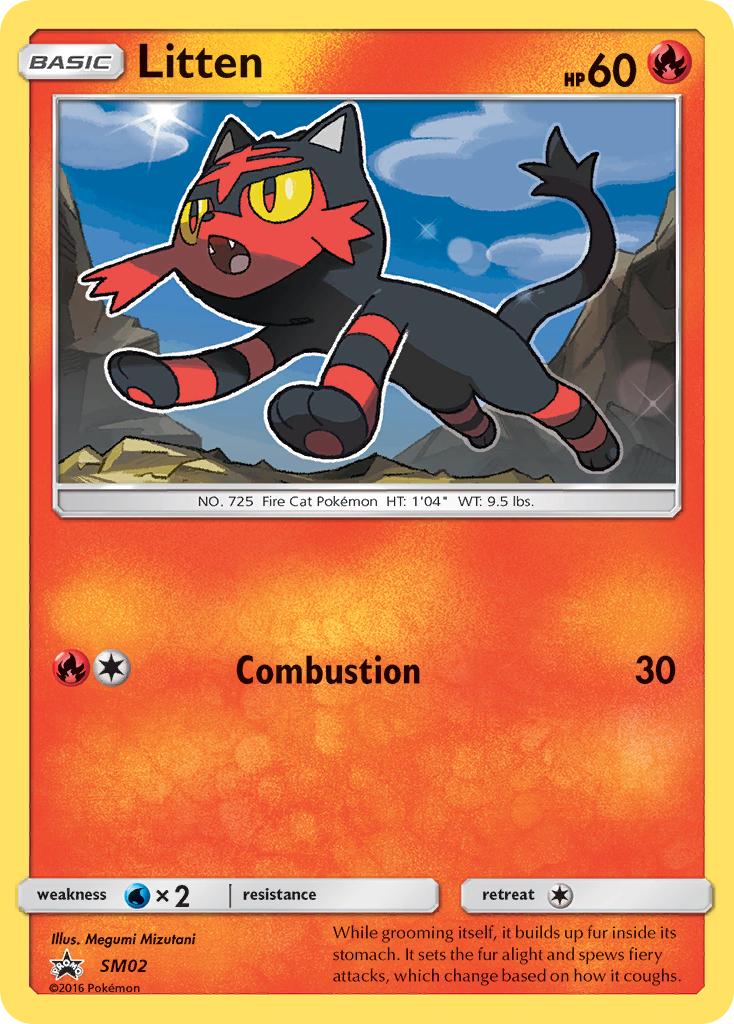 Litten (SM02) [Sun & Moon: Black Star Promos] | Total Play