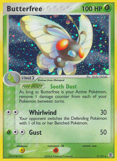 Butterfree (2/112) [EX: FireRed & LeafGreen] | Total Play