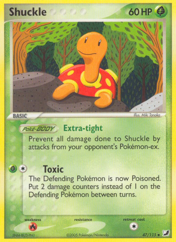 Shuckle (47/115) [EX: Unseen Forces] | Total Play