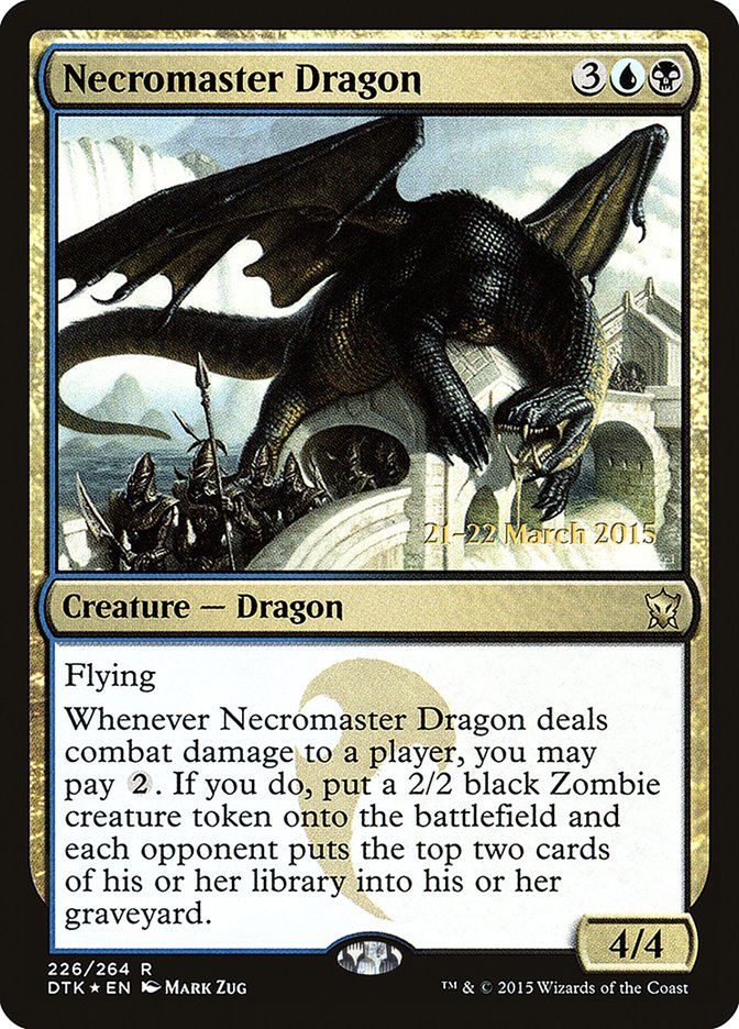 Necromaster Dragon [Dragons of Tarkir Prerelease Promos] | Total Play