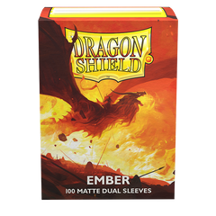 Dragon Shield: Standard 100ct Sleeves - Ember (Dual Matte) | Total Play