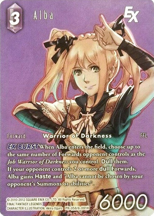 Alba EX (Full Art) [Opus VIII Promo Cards] | Total Play