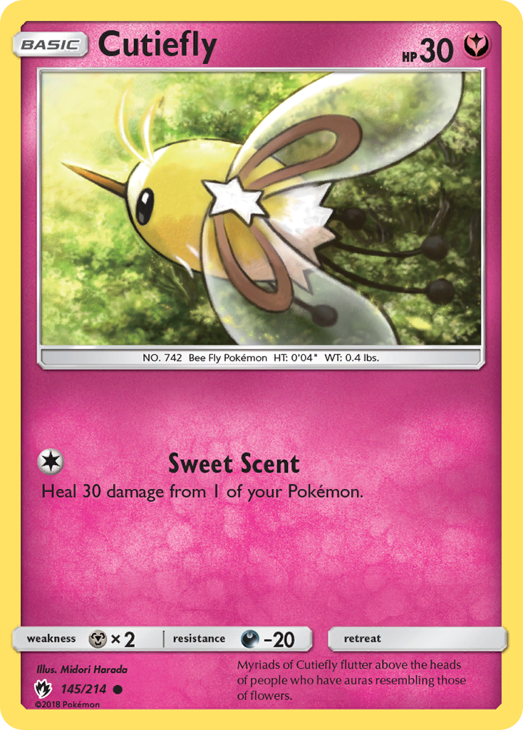 Cutiefly (145/214) [Sun & Moon: Lost Thunder] | Total Play