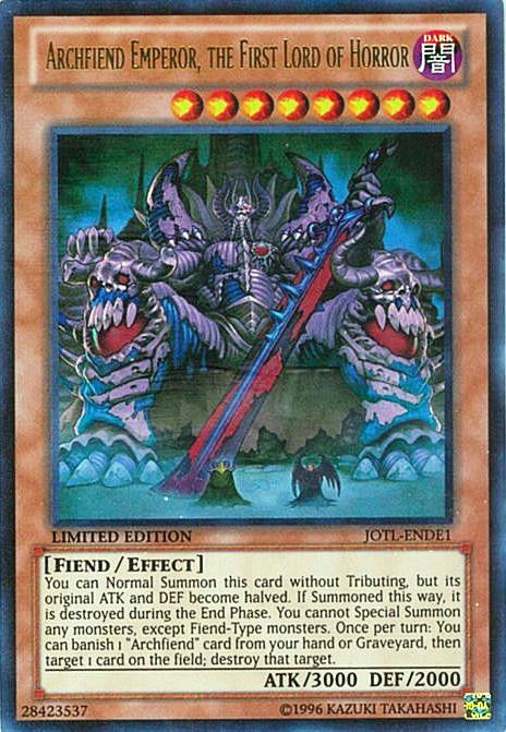 Archfiend Emperor, the First Lord of Horror [JOTL-ENDE1] Ultra Rare | Total Play