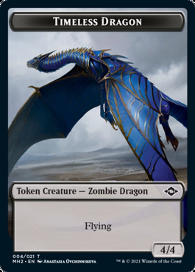 Timeless Dragon Token [Modern Horizons 2 Tokens] | Total Play