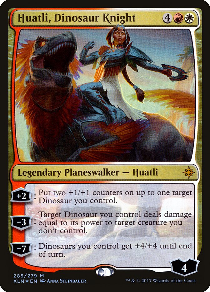 Huatli, Dinosaur Knight [Ixalan] | Total Play