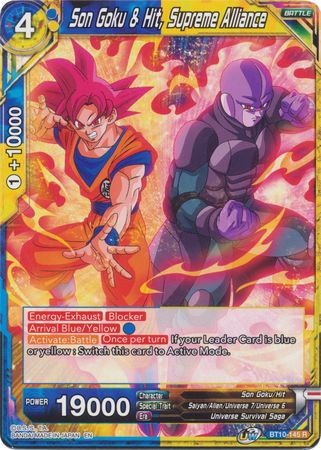 Son Goku & Hit, Supreme Alliance (BT10-145) [Rise of the Unison Warrior] | Total Play