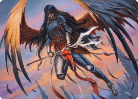 Liesa, Forgotten Archangel Art Card [Innistrad: Midnight Hunt Art Series] | Total Play