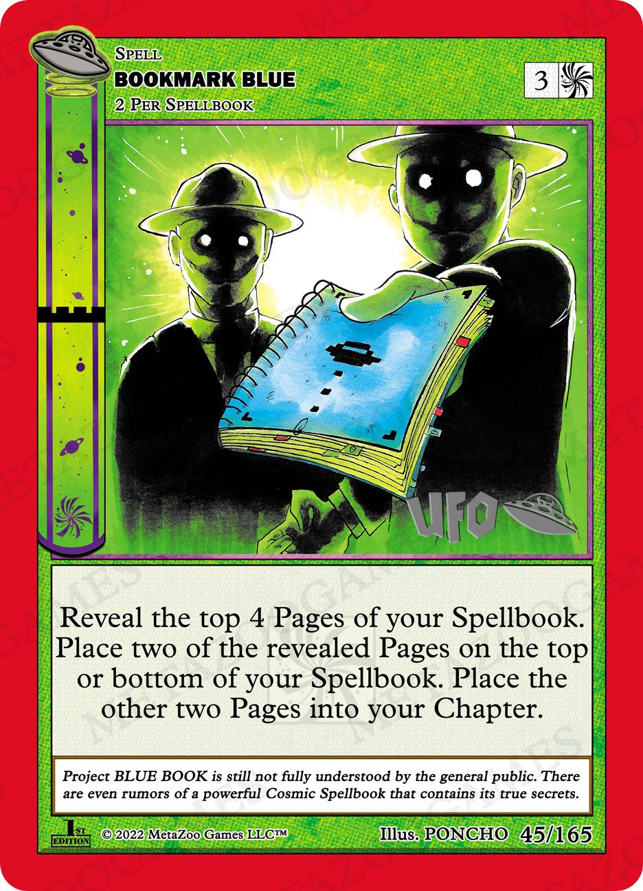 Bookmark Blue [Cryptid Nation: UFO First Edition Spoiler Pack] | Total Play