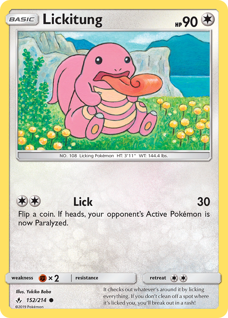 Lickitung (152/214) [Sun & Moon: Unbroken Bonds] | Total Play