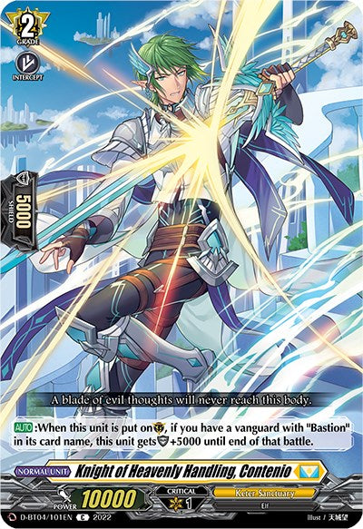 Knight of Heavenly Handling, Contenio (D-BT04/101EN) [Awakening of Chakrabarthi] | Total Play