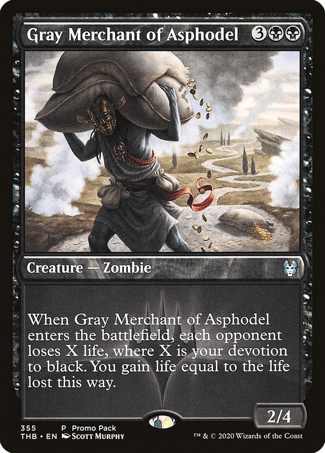 Gray Merchant of Asphodel (Promo Pack) [Theros Beyond Death Promos] | Total Play