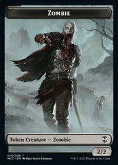 Zombie // Goat Double-Sided Token [Streets of New Capenna Commander Tokens] | Total Play