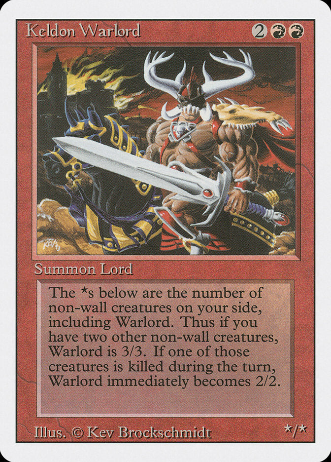 Keldon Warlord [Revised Edition] | Total Play