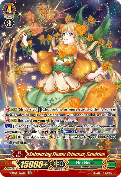 Entrancing Flower Princess, Sandrine (V-SS05/S25EN) [Premium Collection 2020] | Total Play