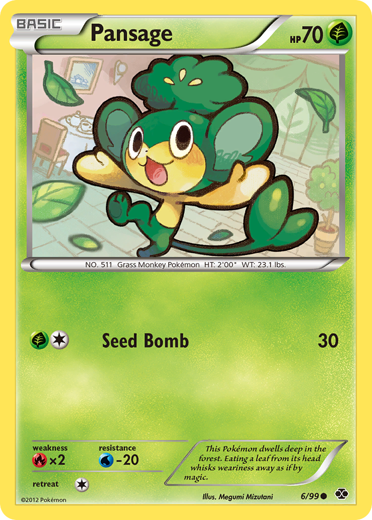Pansage (6/99) [Black & White: Next Destinies] | Total Play