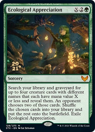 Ecological Appreciation [Strixhaven: School of Mages Prerelease Promos] | Total Play