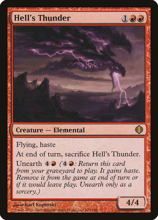 Hell's Thunder [Shards of Alara] | Total Play
