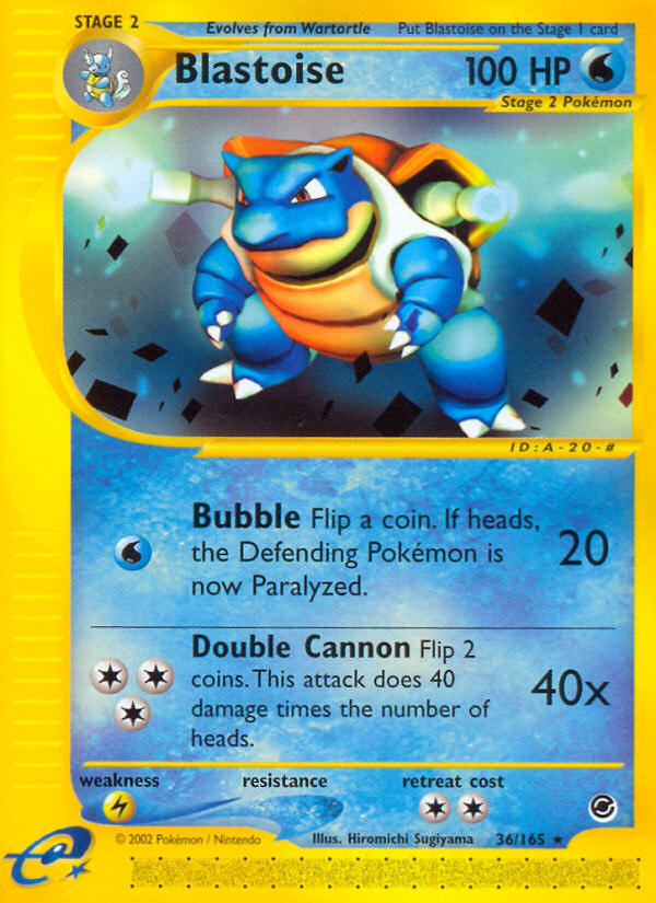 Blastoise (36/165) [Expedition: Base Set] | Total Play