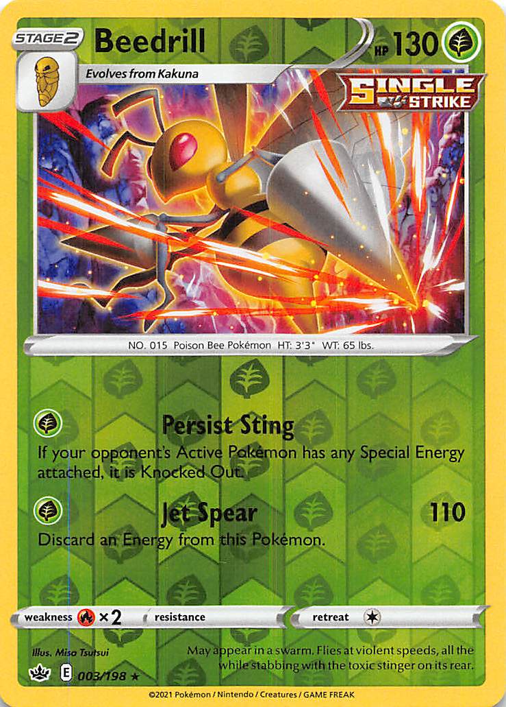 Beedrill (003/198) [Sword & Shield: Chilling Reign] | Total Play