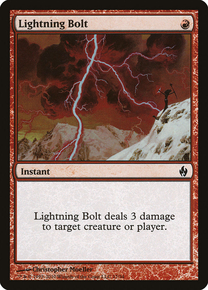 Lightning Bolt [Premium Deck Series: Fire and Lightning] | Total Play