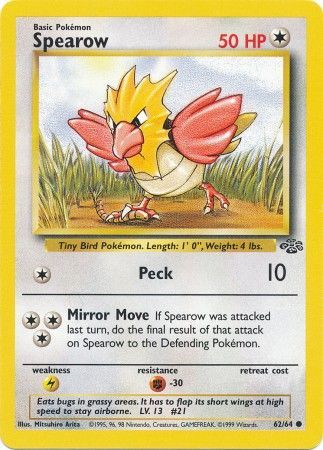 Spearow (62/64) [Jungle Unlimited] | Total Play