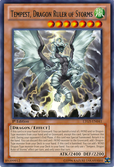 Tempest, Dragon Ruler of Storms [LTGY-EN041] Rare | Total Play