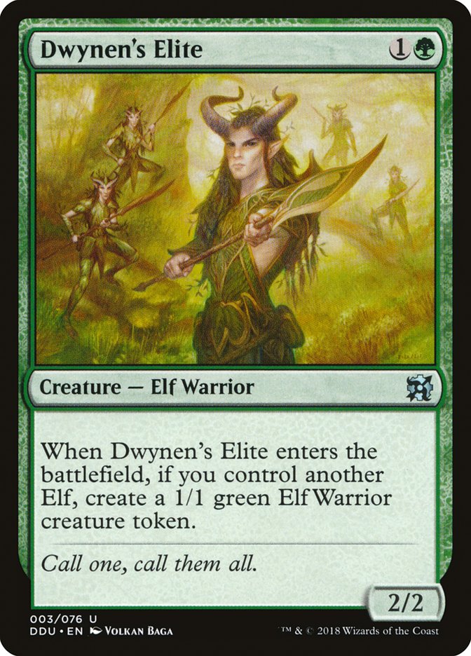 Dwynen's Elite [Duel Decks: Elves vs. Inventors] | Total Play