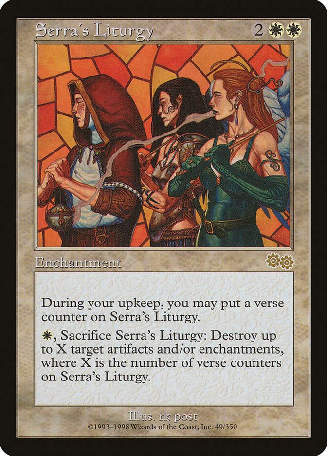 Serra's Liturgy [Urza's Saga] | Total Play