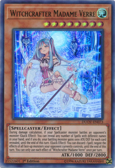 Witchcrafter Madame Verre [DUOV-EN073] Ultra Rare | Total Play