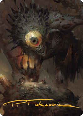 Nothic Art Card (Gold-Stamped Signature) [Commander Legends: Battle for Baldur's Gate Art Series] | Total Play