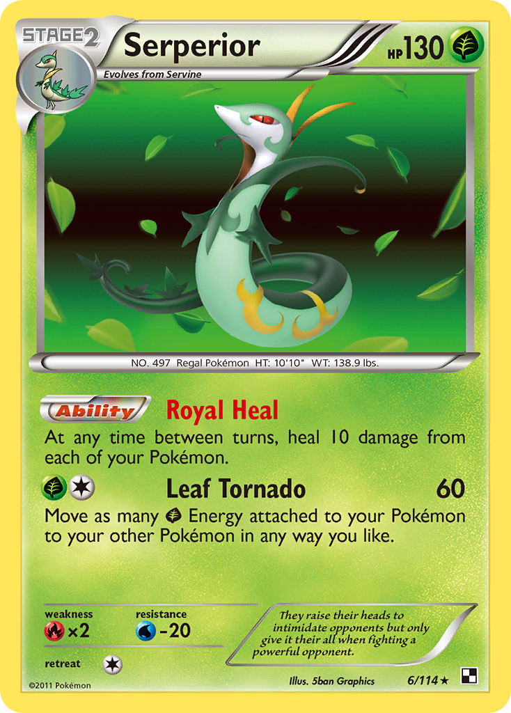 Serperior (6/114) [Black & White: Base Set] | Total Play