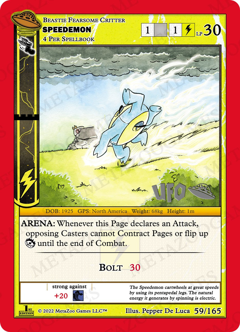 Speedemon [Cryptid Nation: UFO First Edition Spoiler Pack] | Total Play