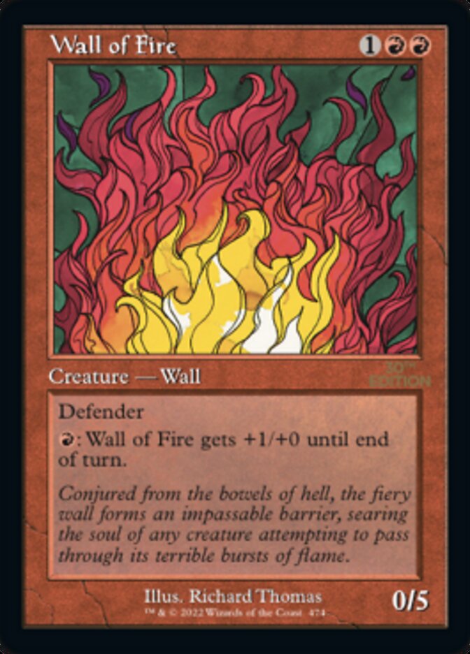 Wall of Fire (Retro) [30th Anniversary Edition] | Total Play