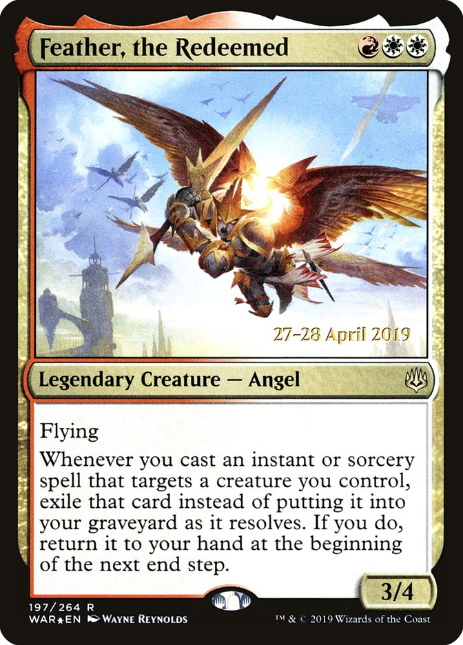 Feather, the Redeemed [War of the Spark Prerelease Promos] | Total Play
