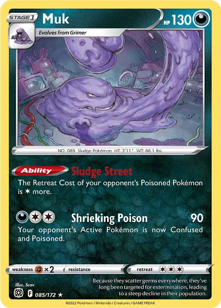 Muk (085/172) [Sword & Shield: Brilliant Stars] | Total Play