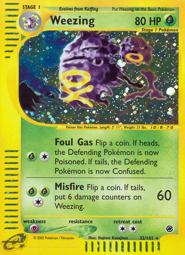 Weezing (32/165) [Expedition: Base Set] | Total Play