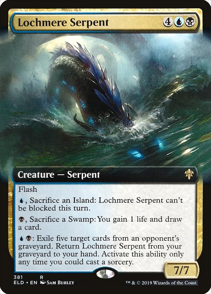 Lochmere Serpent (Extended Art) [Throne of Eldraine] | Total Play