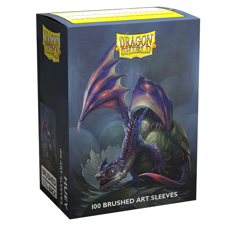 Dragon Shield: Standard 100ct Brushed Art Sleeves - Huey | Total Play